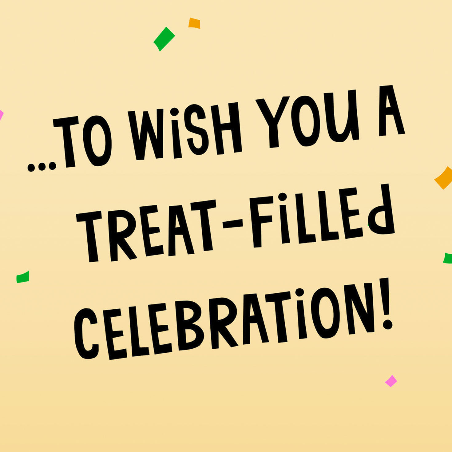 Wishing You a Treat-Filled Celebration Funny Birthday Card, , large image number 3