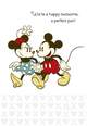 Mickey and Minnie Happy Twosome Anniversary Card, , large image number 1