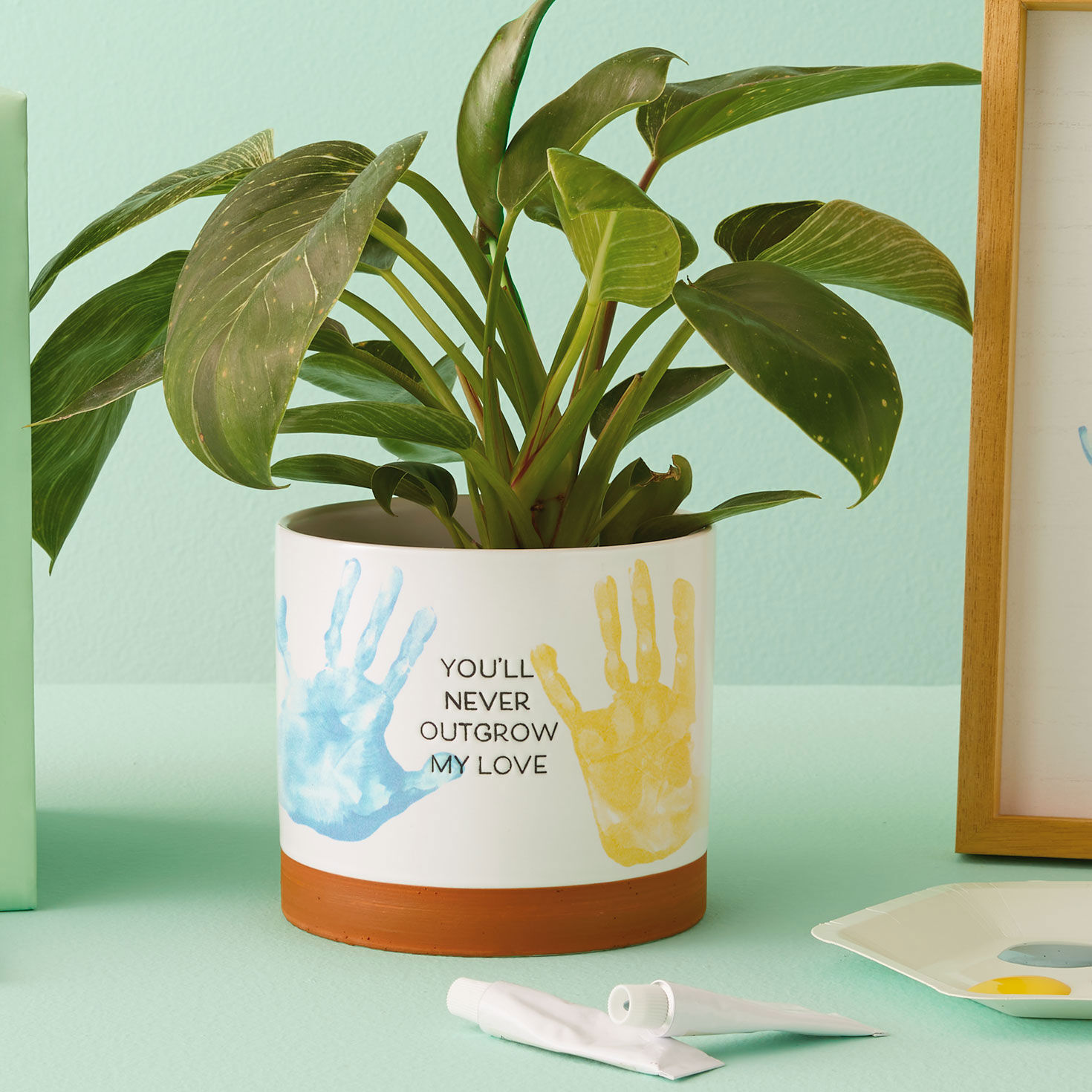 Never Outgrow My Love Planter Handprint Kit for only USD 24.99 | Hallmark