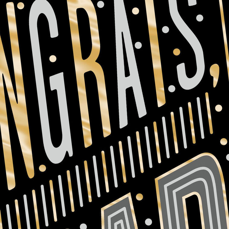 grad card fonts Simple Graduation Party Invite The Grad - Graduation Card