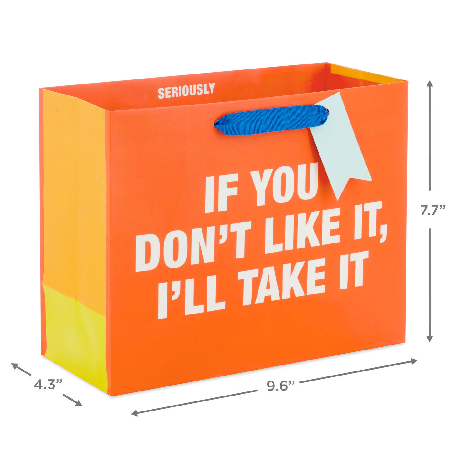 Horizontal gift bags clearance