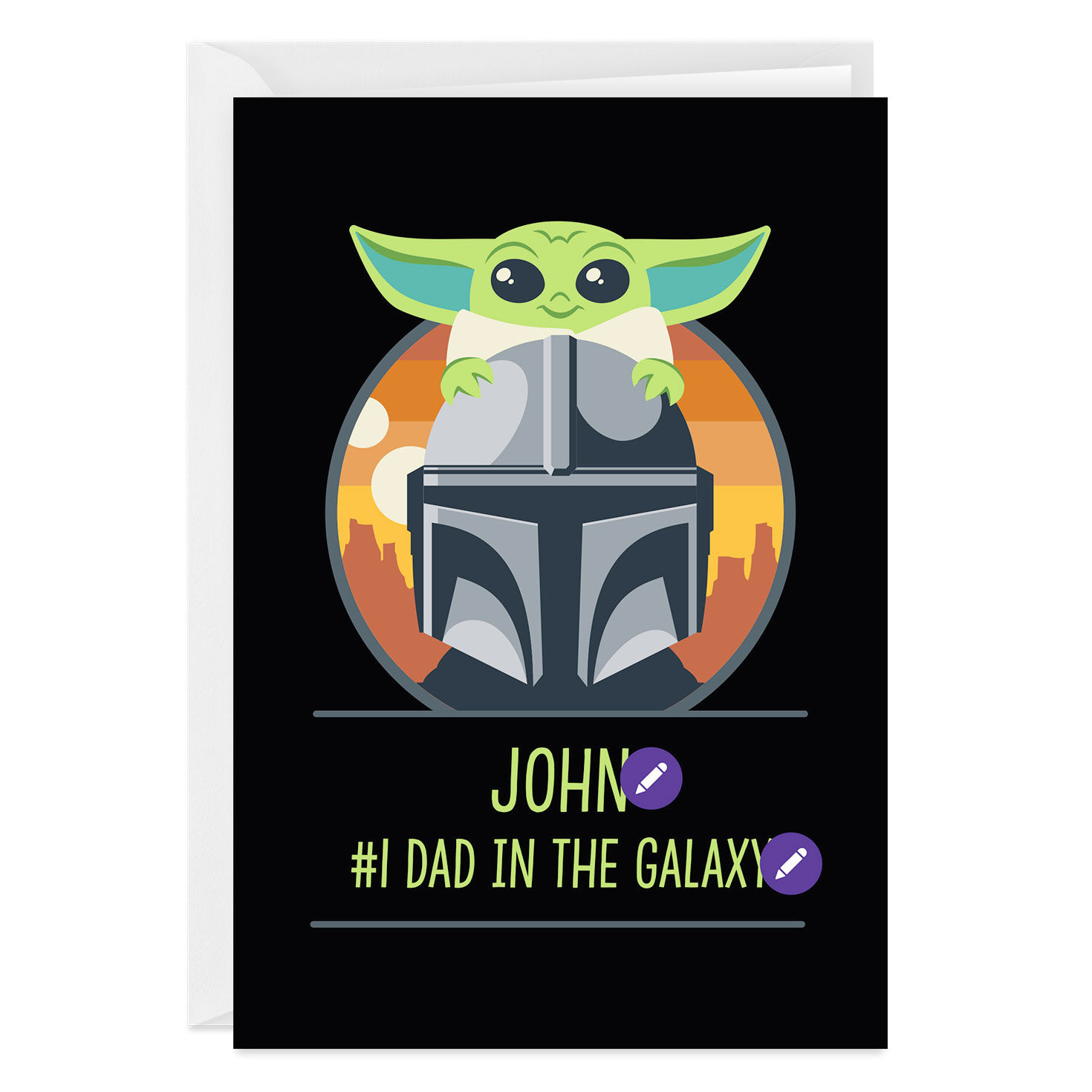 Personalized Star Wars: The Mandalorian&trade; Grogu&trade; Card, , large image number 6