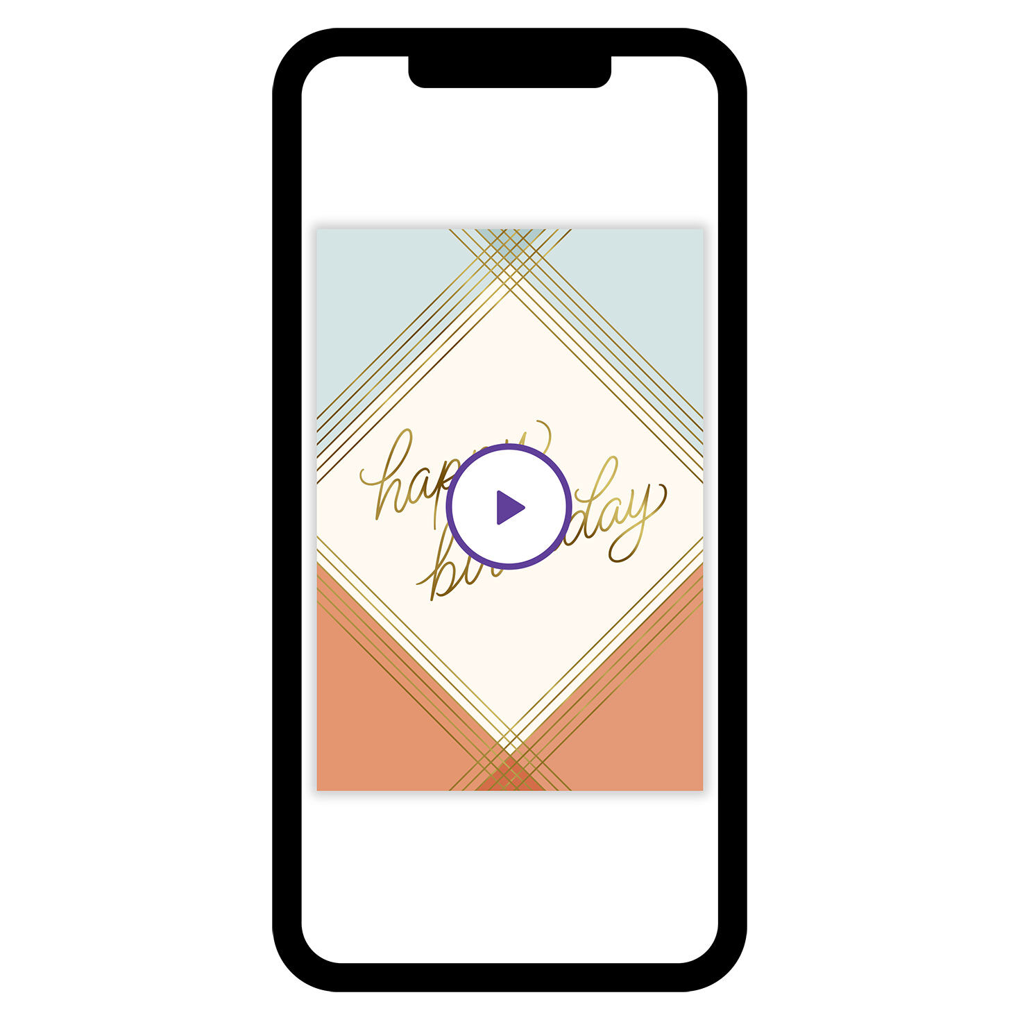 Elegant Wonderful Year Birthday eCard