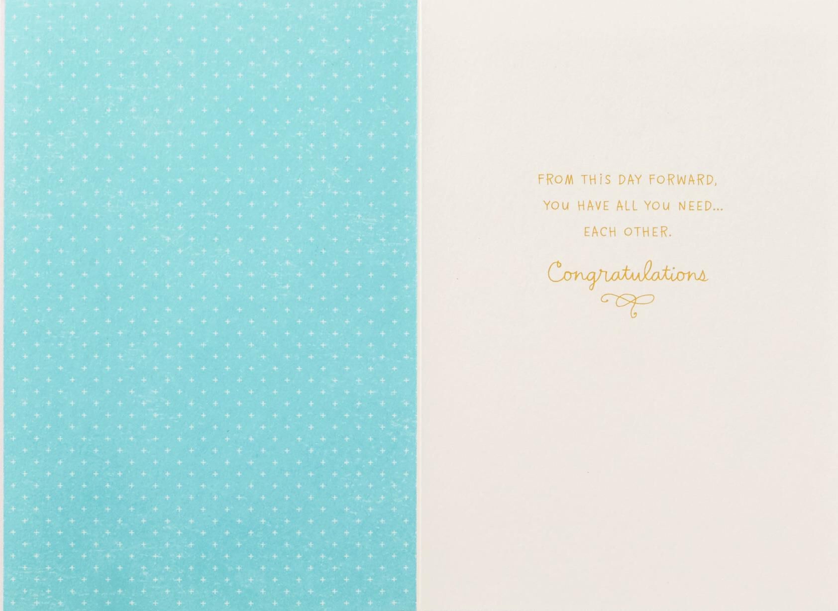 Mr. and Mrs. Wedding Card