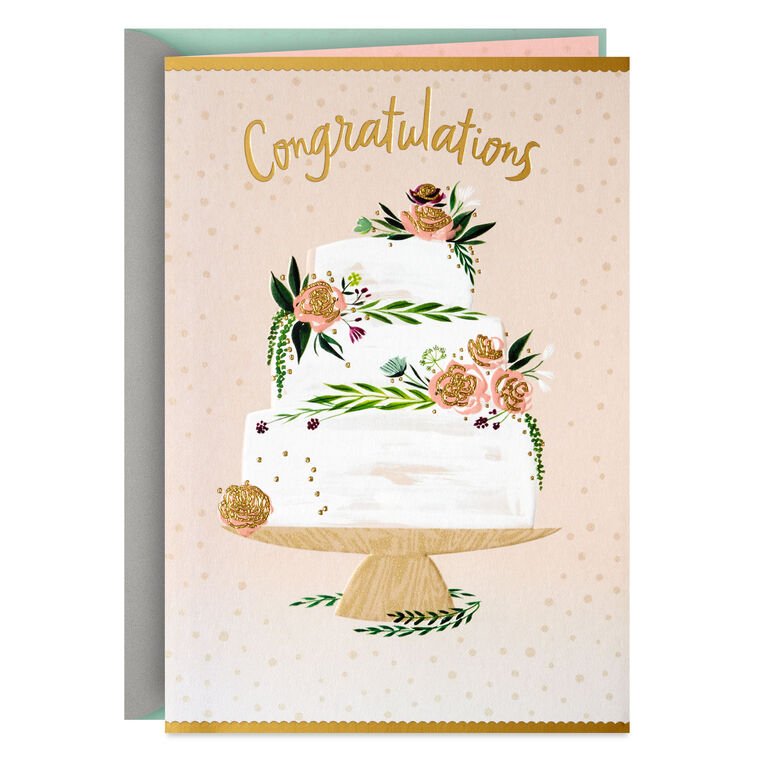 A Lifetime of Dreams Come True Wedding Card