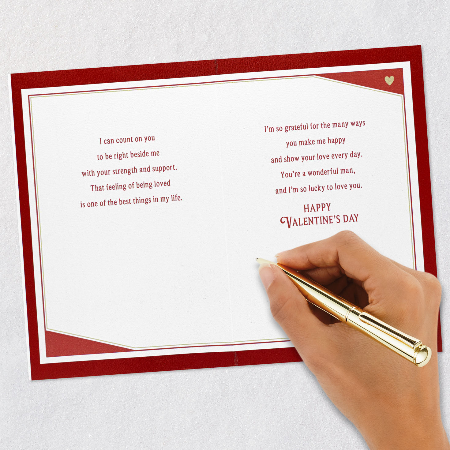 So Lucky to Love You Valentine's Day Card for Husband, , large image number 7