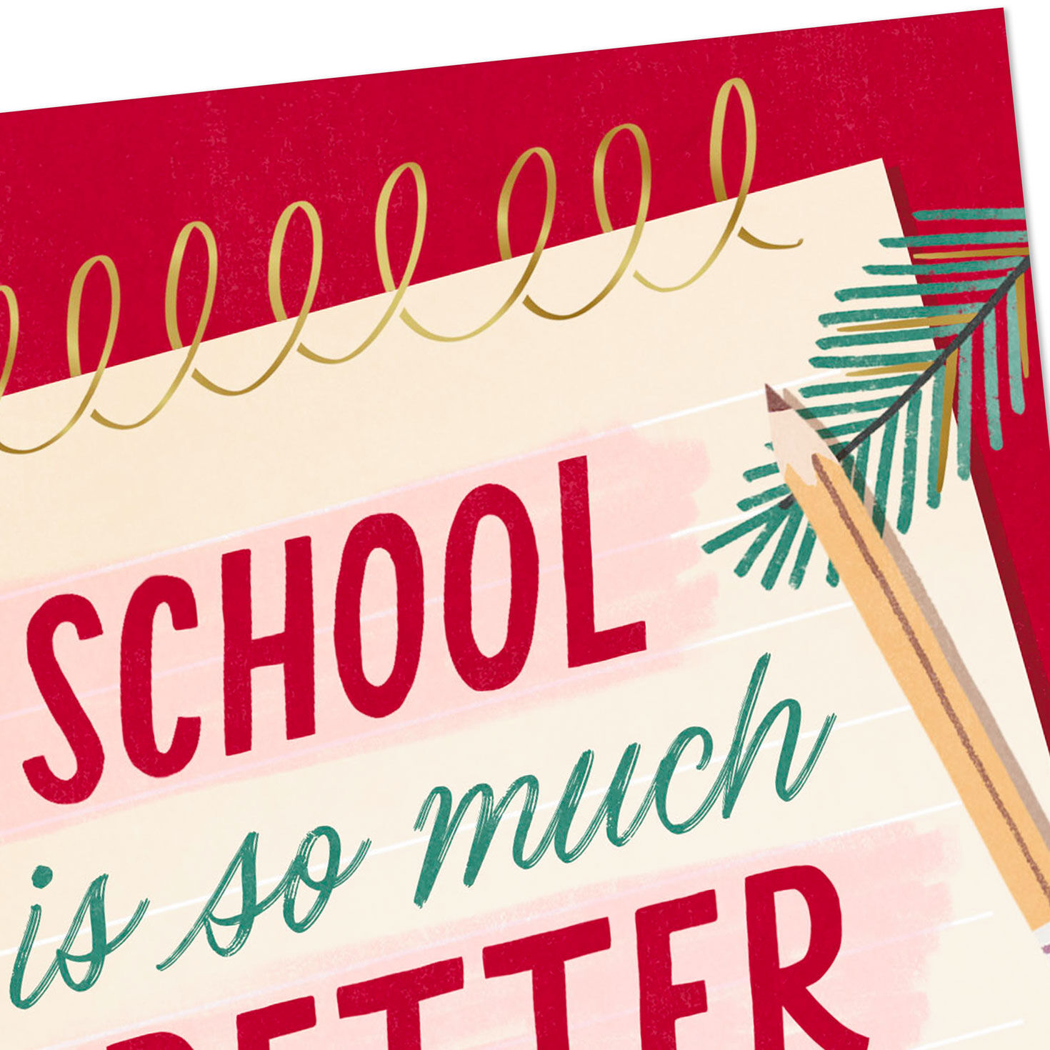 You Make School So Much Better Christmas Thank-You Card, , large image number 4