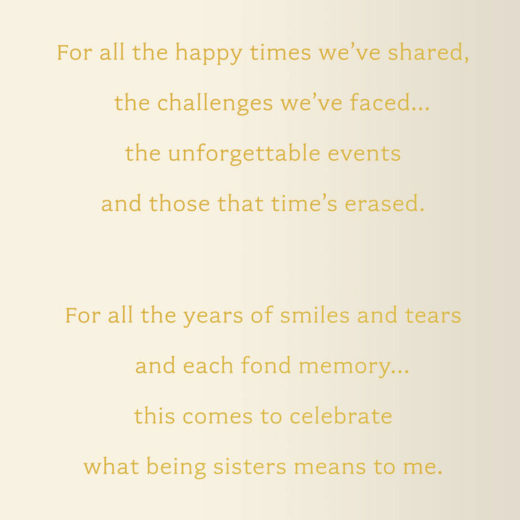 Glad We're Sisters and Friends Christmas Card, , large image number 2