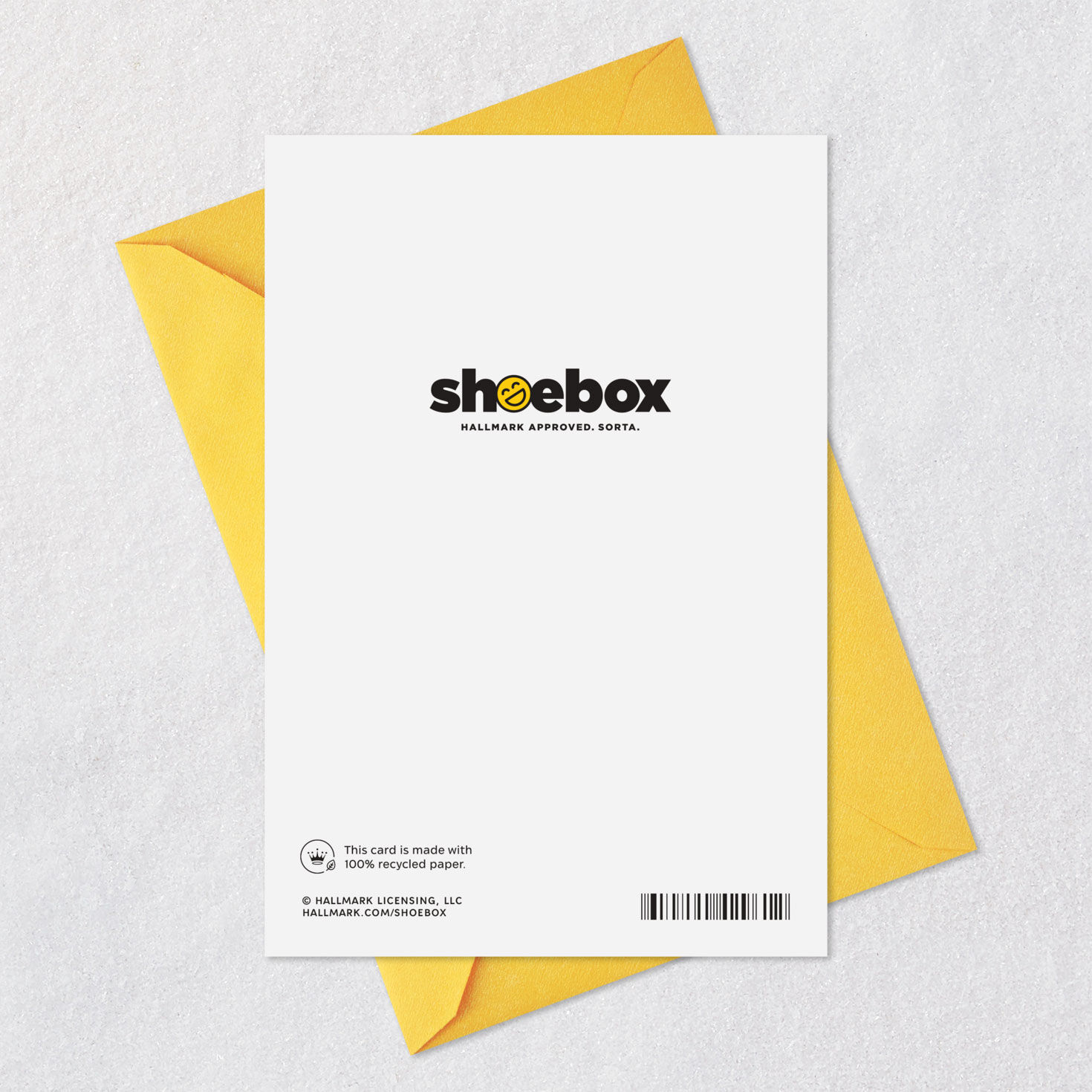 Colorful Lettering Funny Birthday Card From Us Card Back with Envelope image number 7