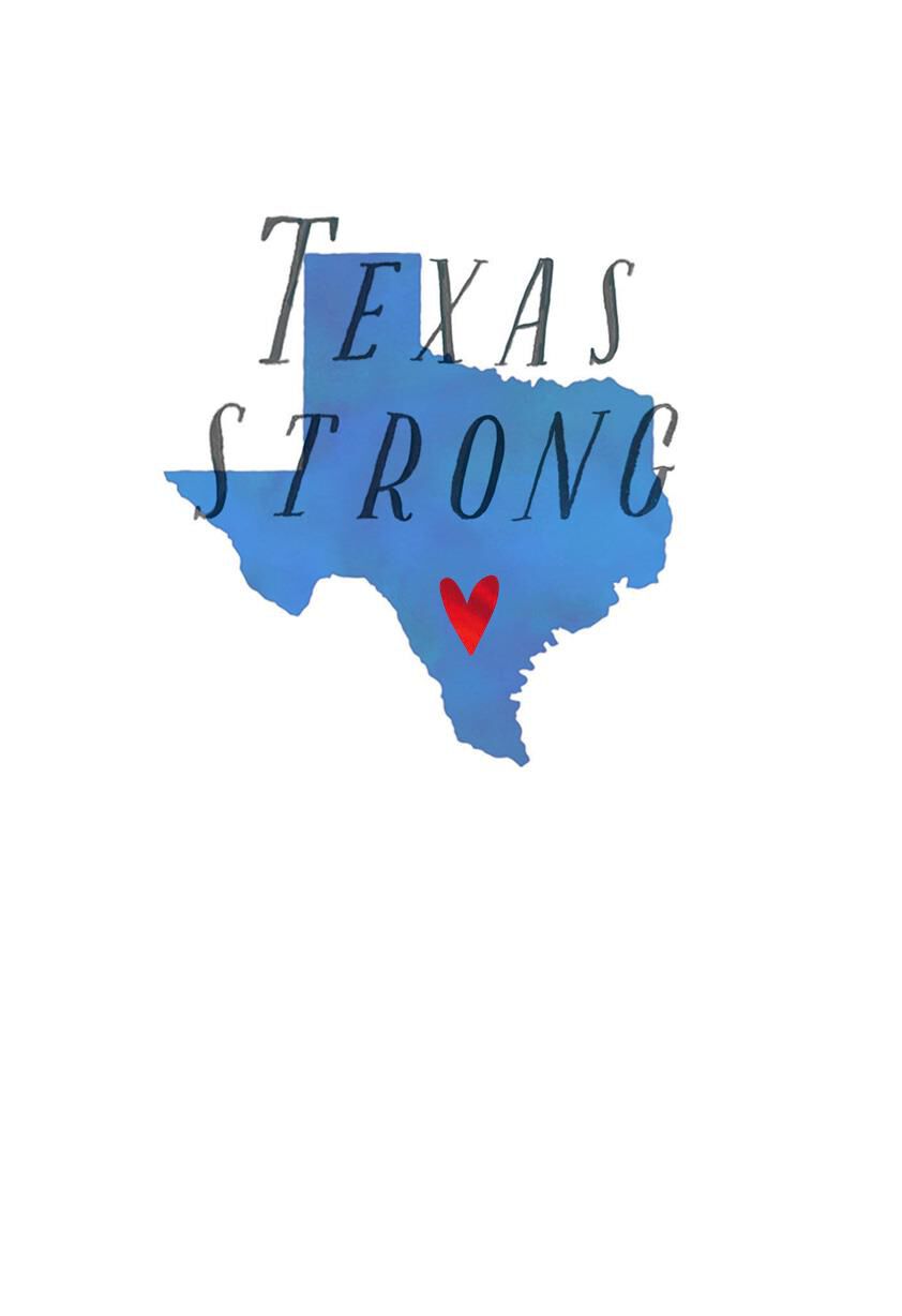 Texas Strong Hurricane Relief Blank Card