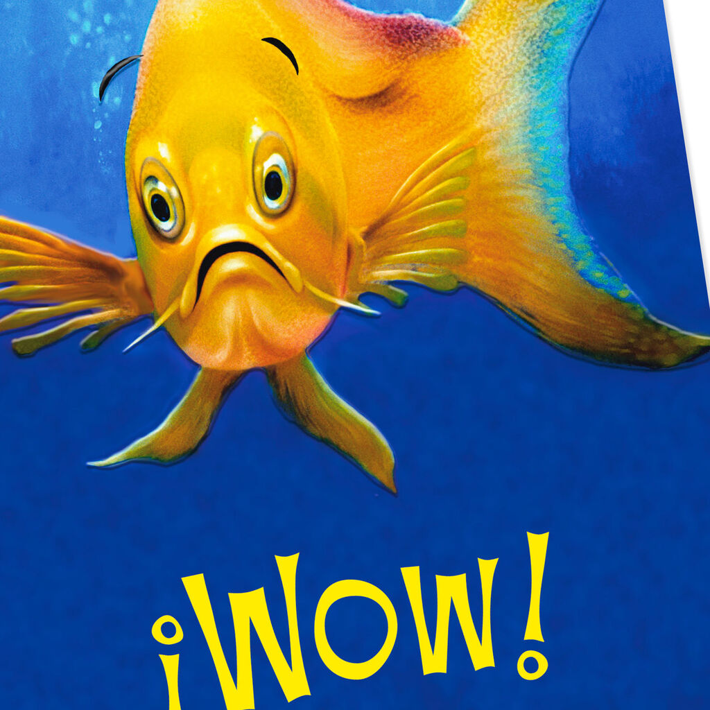 Funny Fish SpanishLanguage Birthday Card Greeting Cards