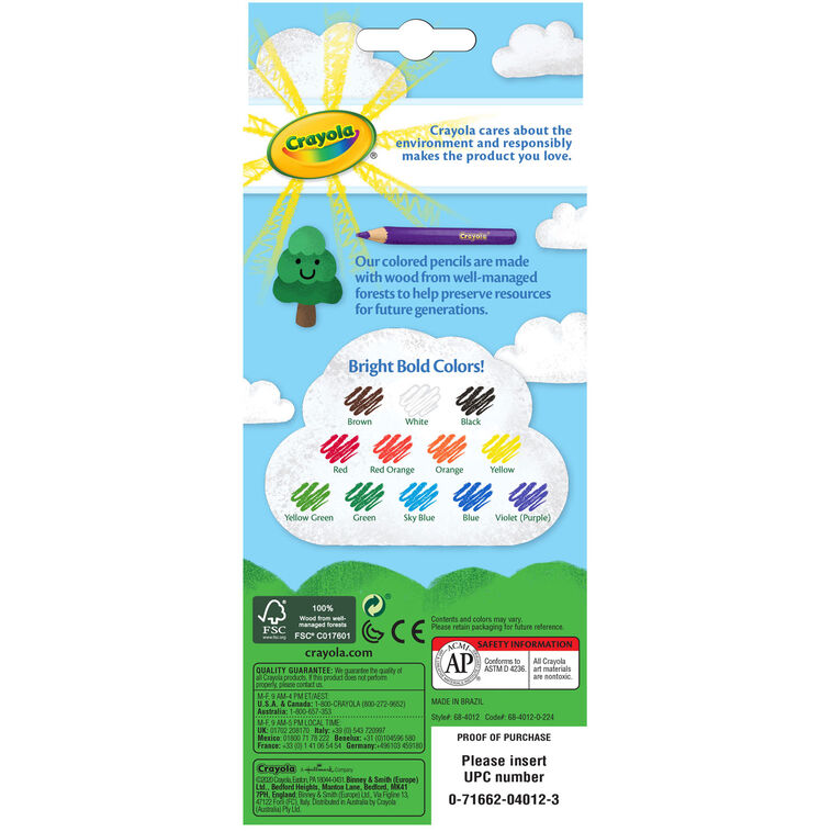 Crayola® Colored Pencils, 12-Count Arts Crafts Hallmark