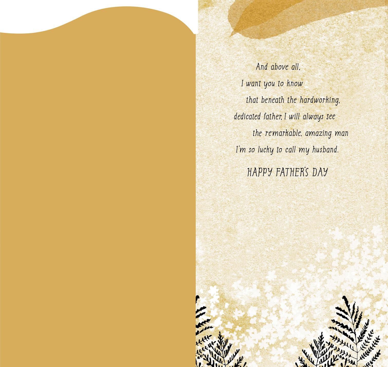 Remarkable, Amazing Man Father's Day Card for Husband