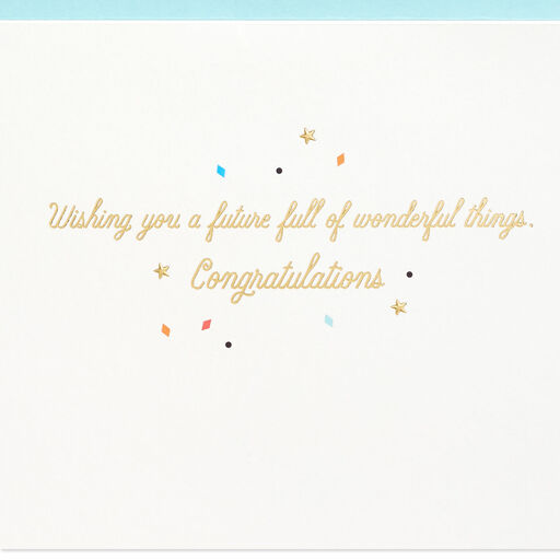 A Future Full of Wonderful Things Graduation Card, 