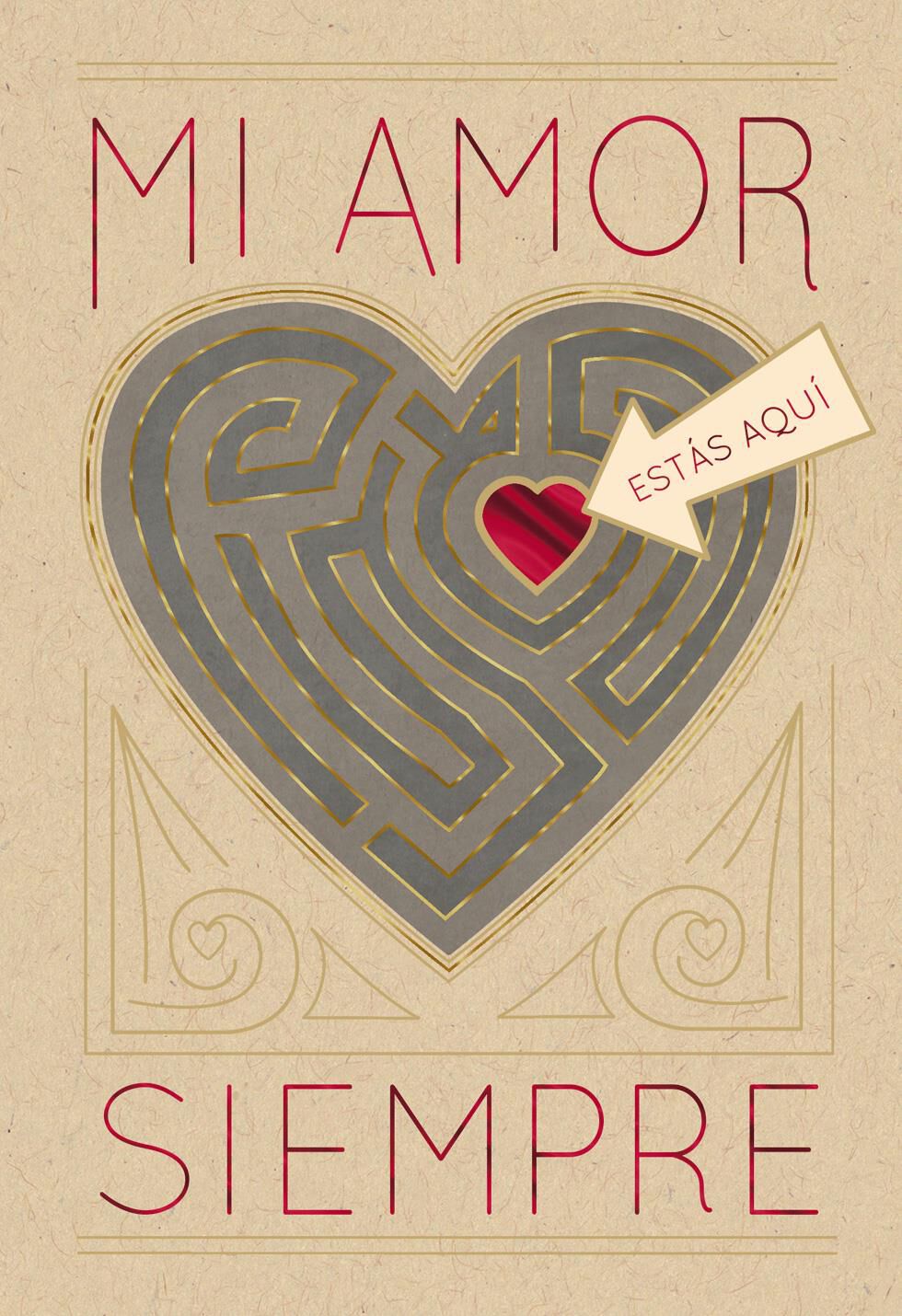 Heart Maze Spanish-Language Love Card