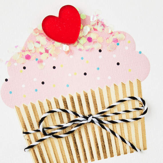 Sprinkles on Top Cupcake Valentine's Day Card, , large image number 4