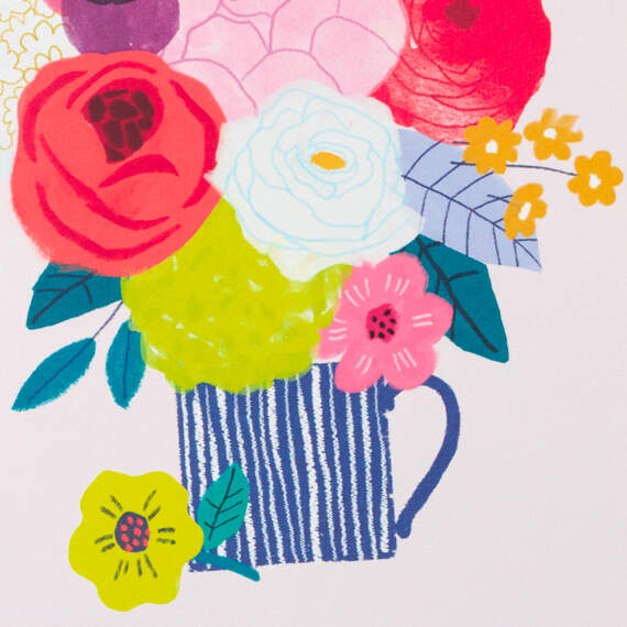 Assorted Folk-Art Floral Blank Cards, Pack of 12, , large image number 5