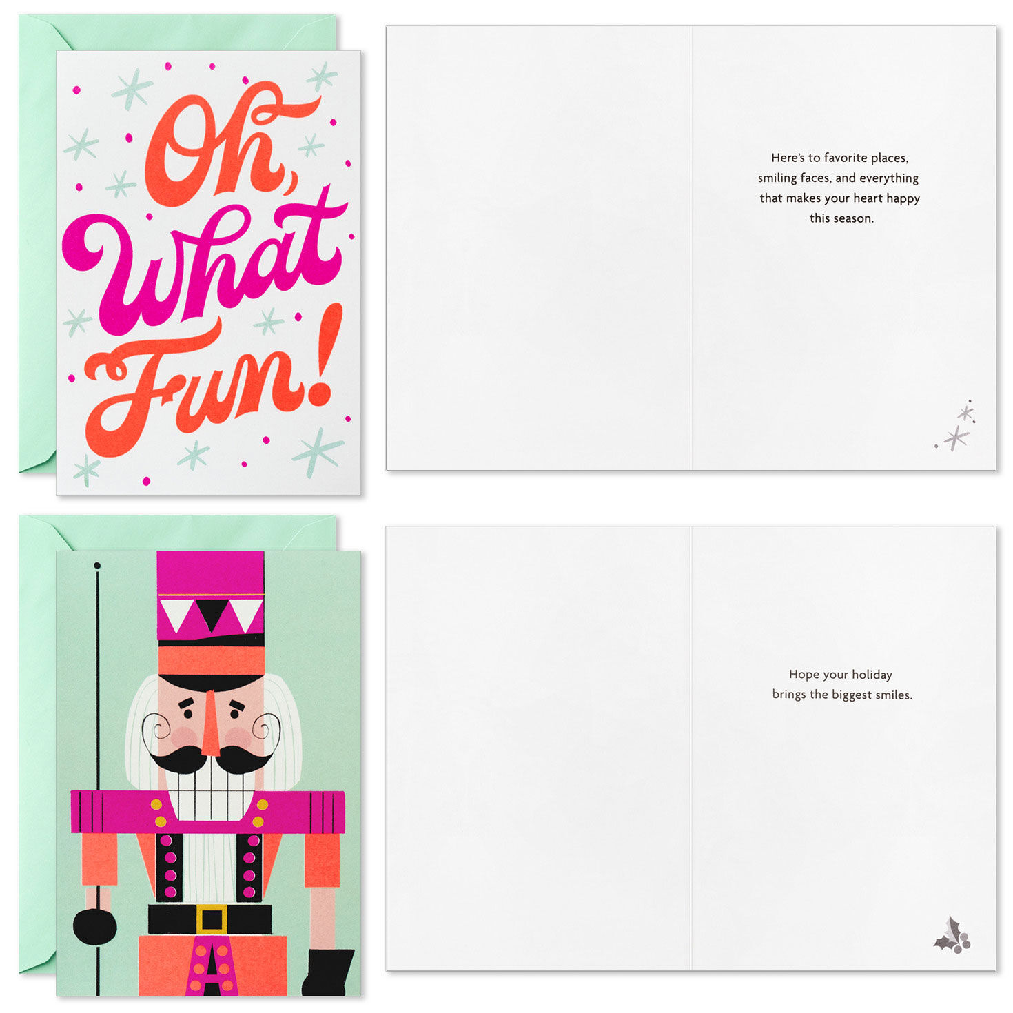 Neon Fun Boxed Christmas Card Assortment Card Front with Sentiment image number 2