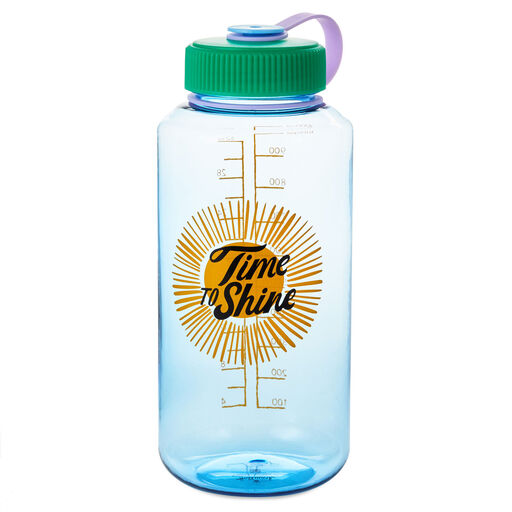 Time to Shine Water Bottle With Stickers, 32 oz., 