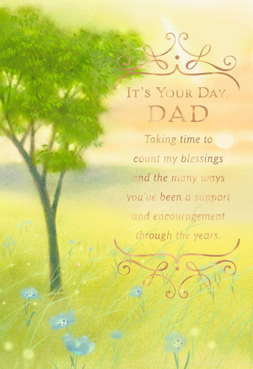 It's Your Day Religious Birthday Card for Dad - Greeting Cards - Hallmark