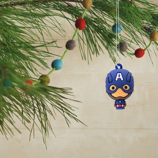 Mini Marvel Super Heroes Shatterproof Hallmark Ornaments, Set of 6, 