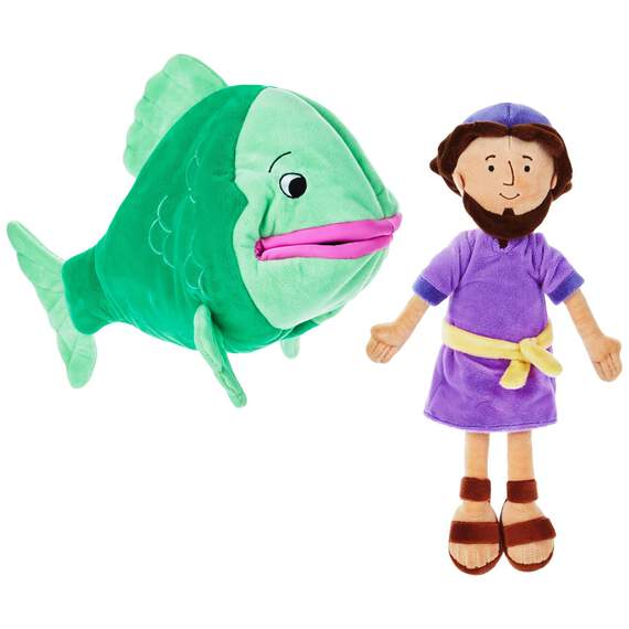 Jonah and the Big Fish Stuffed Doll Set