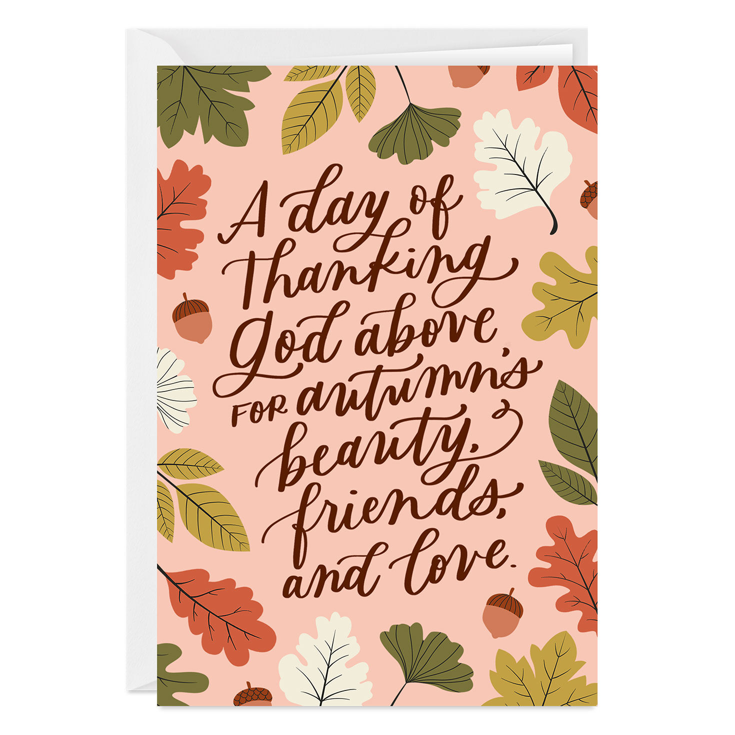 Autumn Beauty and God's Love Religious Custom Thanksgiving Card for only USD 4.99 | Hallmark