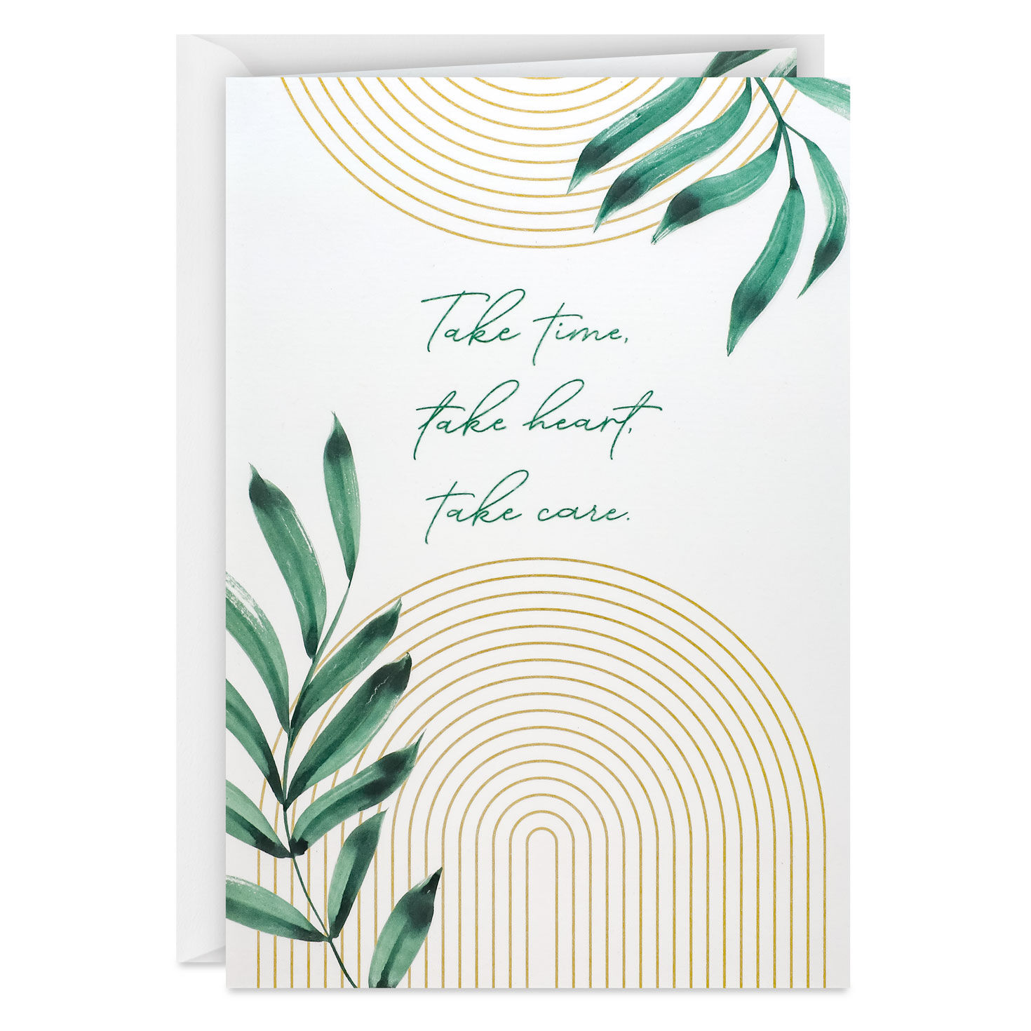 Take Time, Take Care Get Well Card