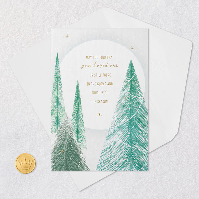 Memories of Your Loved One Holiday Sympathy Card, , large image number 5
