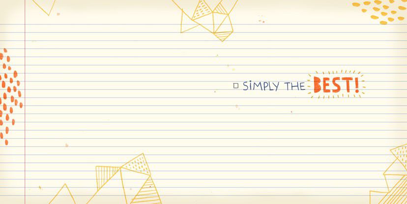 Simply the Best! Congratulations Card