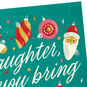 Holiday Ornaments Daughter Christmas Card Card Front Detail image number 4