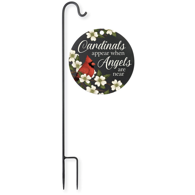 Carson Cardinals Appear Round Garden Sign
