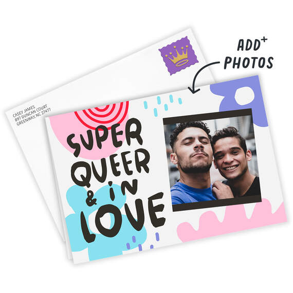 LGBTQ Love Folded Photo Card, , large image number 2