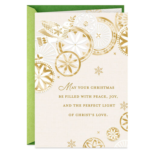 The Light of Christ's Love Religious Christmas Card, 
