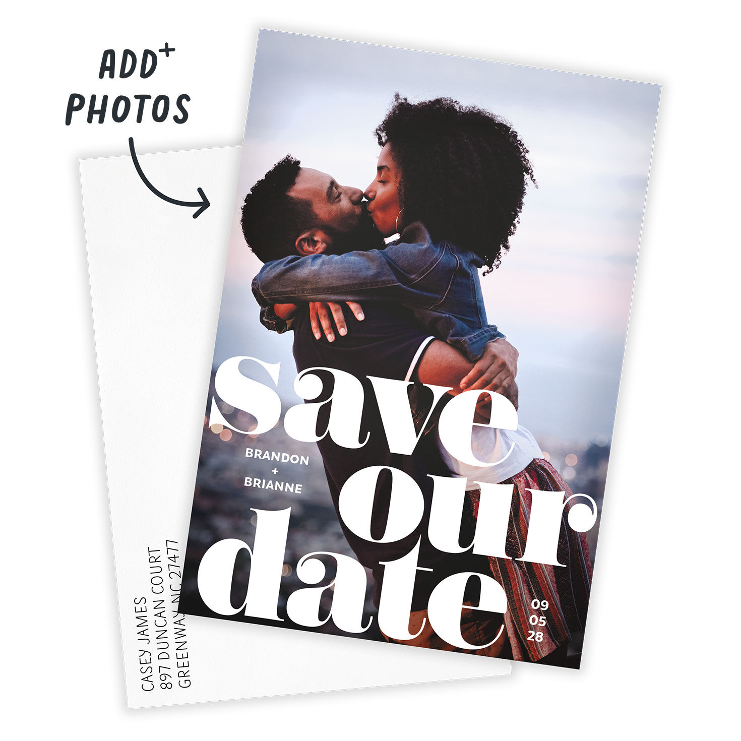 Minimalist Bold Save the Date, , large image number 2