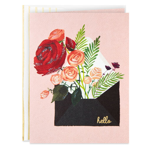 This Card Is Too Pretty to Text Hello Card, 