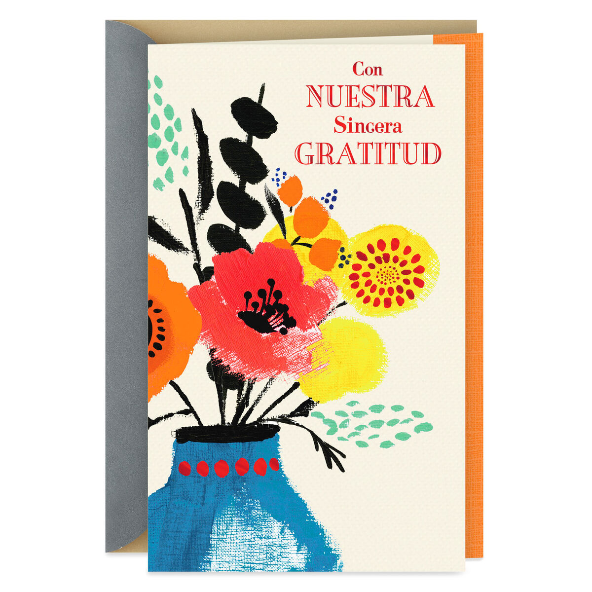 There When We Need You SpanishLanguage ThankYou Card Greeting Cards