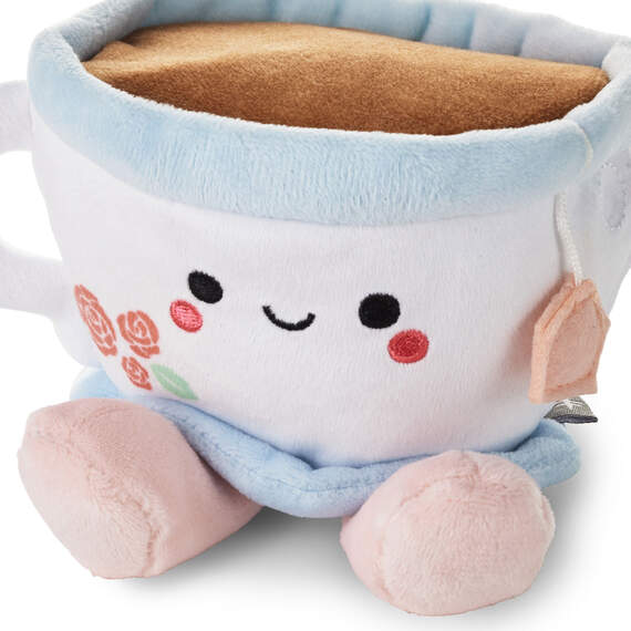 Better Together Teacup and Macaron Cookie Magnetic Plush Pair, 3.5", , large image number 4