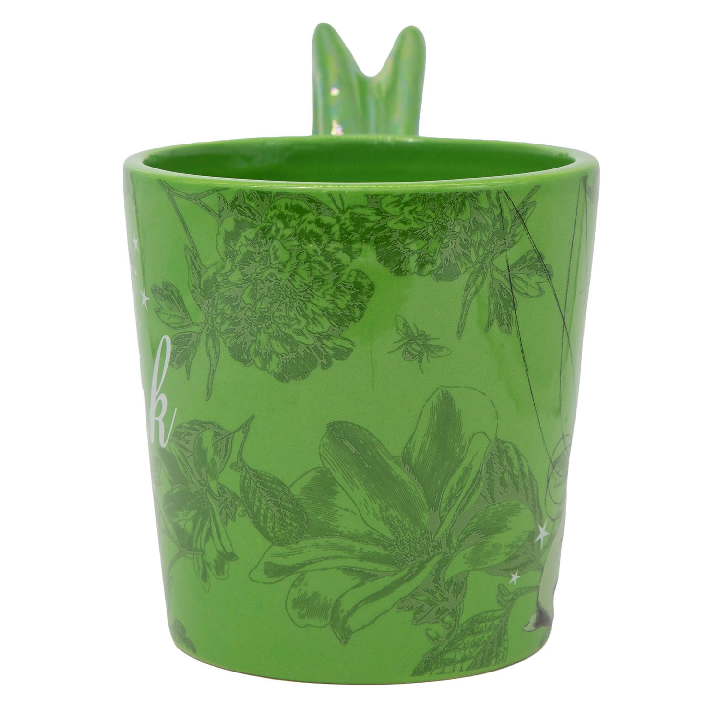 Green Tinker Bell Mug With Fairy Wing Handle side image number 4
