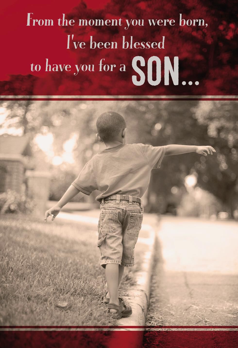 Blessed by You Valentine's Day Card for Son
