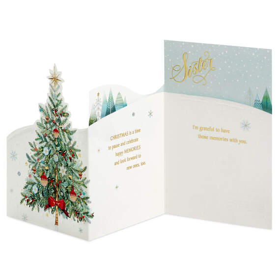 Happy Memories With You Christmas Card for Sister, , large image number 2
