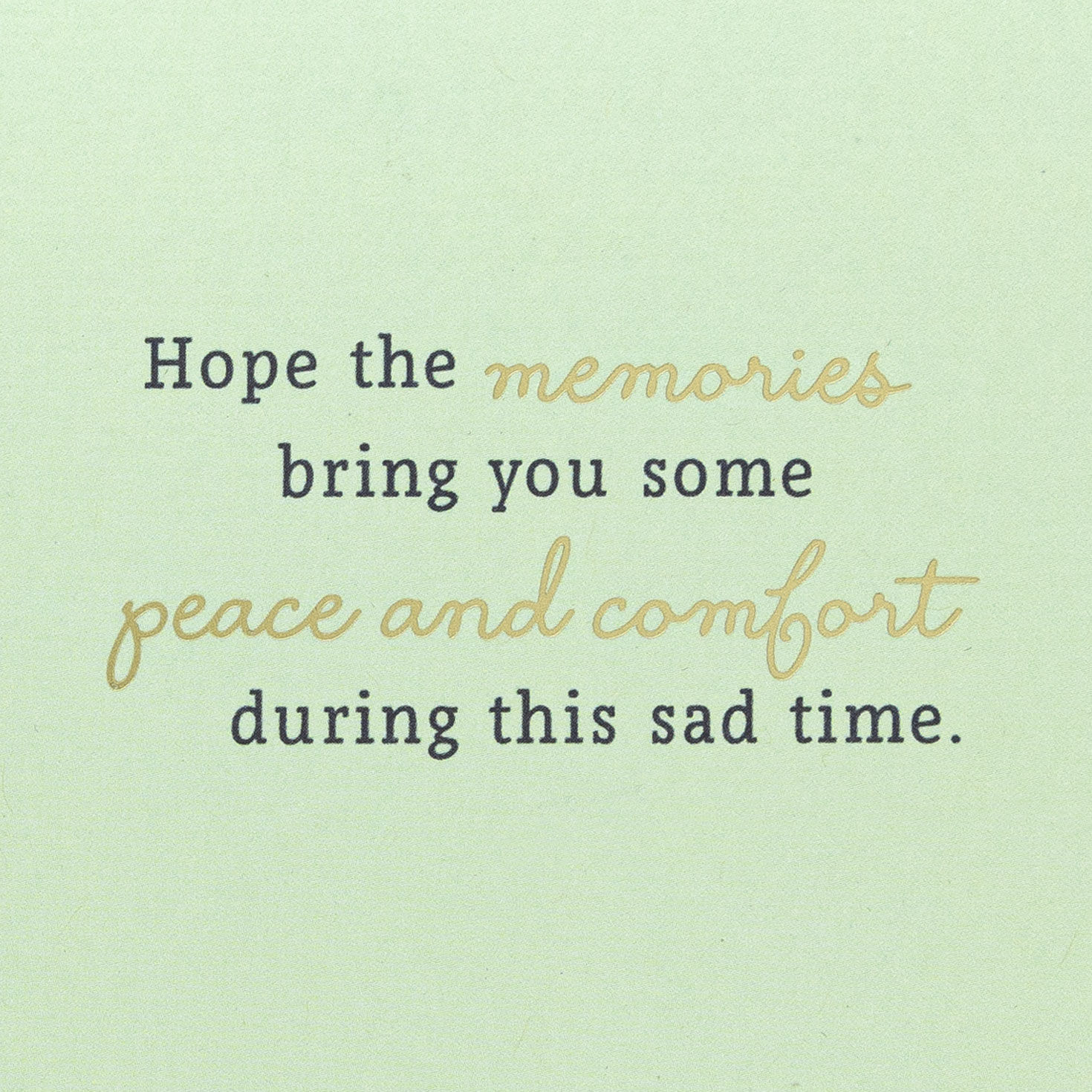 White Flowers in Vase Sympathy Card Sentiment image number 2