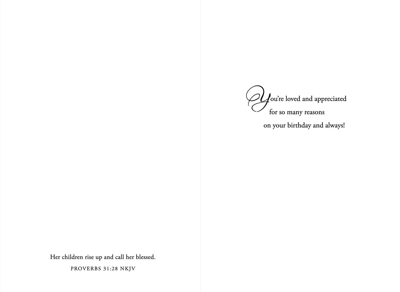 Love You've Given Religious Birthday Card for Mom