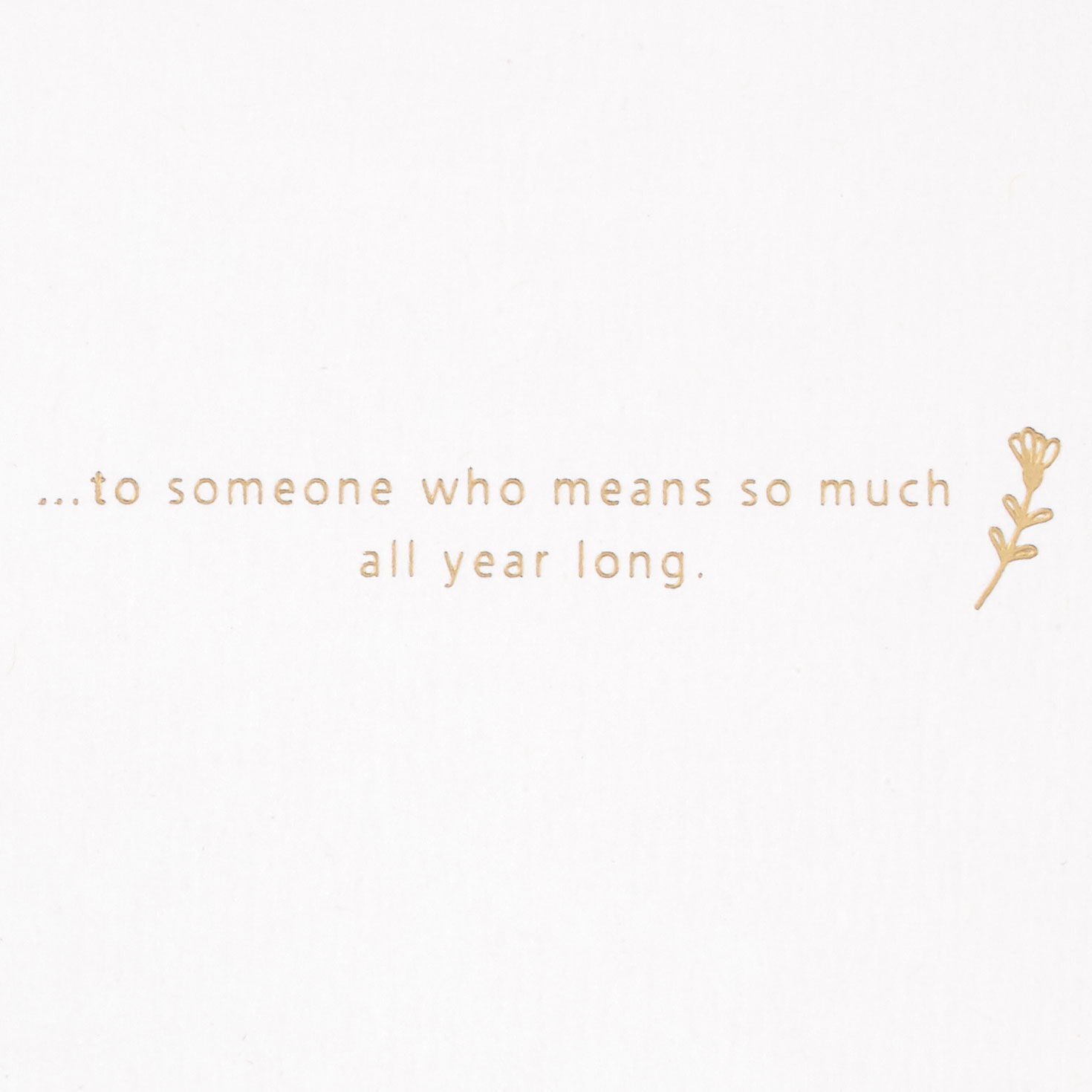 Gold Script Quote on Purple Mother's Day Card sentiment image number 2