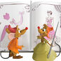 Cinderella Mice With Sewing Book Keepsake Ornament closeup view image number 5