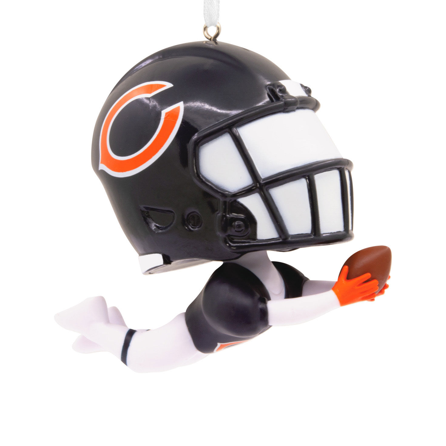 Chicago Bears Bobblehead Christmas Ornament back image number 4
