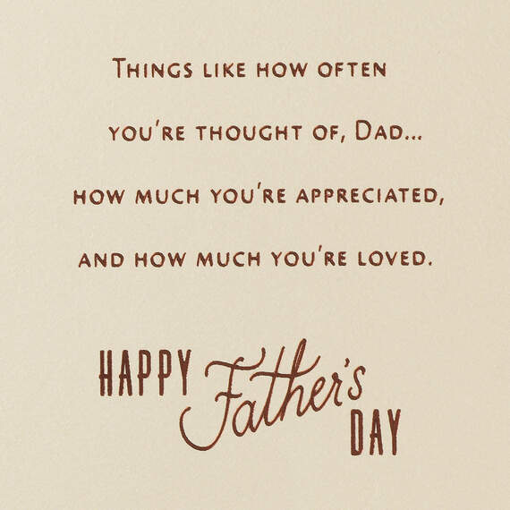 Appreciated and Loved Father's Day Card for Dad, , large image number 2