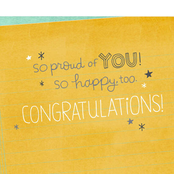 Doodled Yay Congratulations Card, , large image number 2