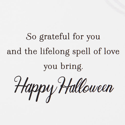 Black Witch's Hat Halloween Card for Granddaughter, 