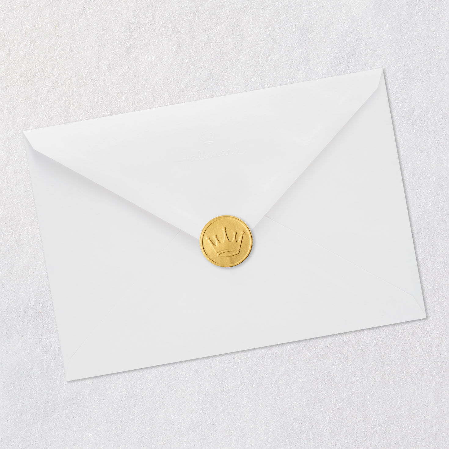 Critter and Hearts on Green Anniversary Card Envelope Back with Seal image number 8